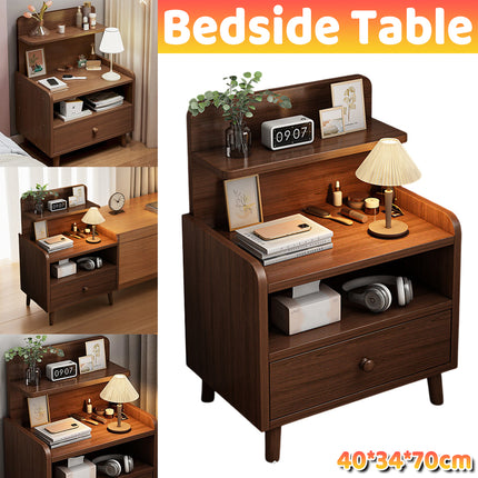 Small MDF Board Nightstand Bedroom Side Table for Bedroom Bedside Storage