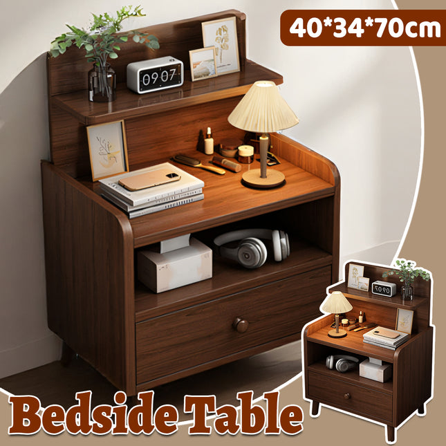 Small MDF Board Nightstand Bedroom Side Table for Bedroom Bedside Storage