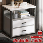 Classic Bedside Table Nightstand Storage Cabinet Side Table Home Furniture Decor