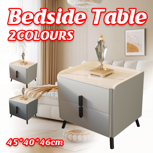 Simple Storage Bedside Cabinet 45cm Bedroom Nightstand Compact Home Organizer