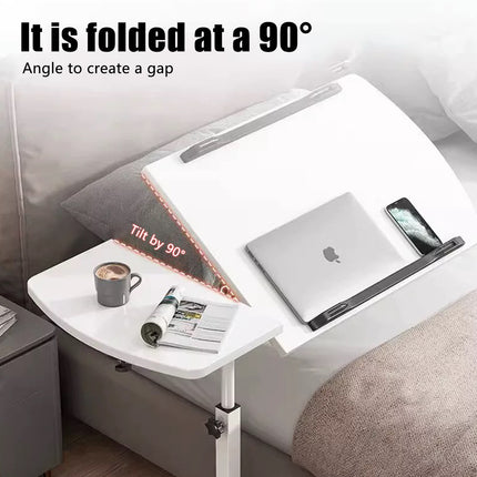 Adjustable Laptop Desk Folding Table For Bed Bedroom Study Portable Riser Stand