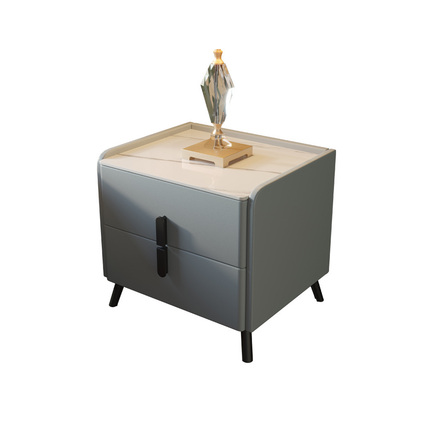 Simple Storage Bedside Cabinet 45cm Bedroom Nightstand Compact Home Organizer