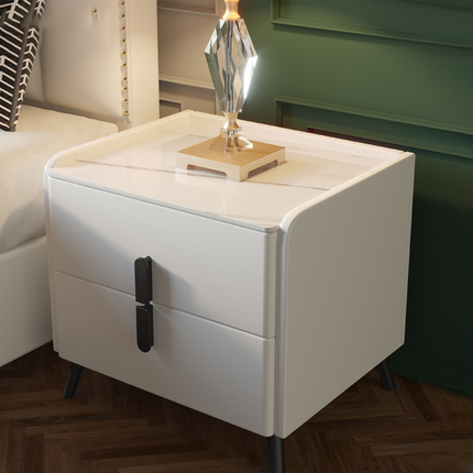 Simple Storage Bedside Cabinet 45cm Bedroom Nightstand Compact Home Organizer