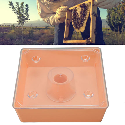 2PCS Bee Feeder Square Water Feeder Beehive Drinking Tool Plastic Beekeeping