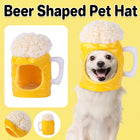 Pet Beer Style Hat Headpiece Pet Funny Feadgear Fun Pet Fecoration for Pet