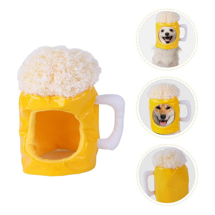 Pet Beer Style Hat Headpiece Pet Funny Feadgear Fun Pet Fecoration for Pet