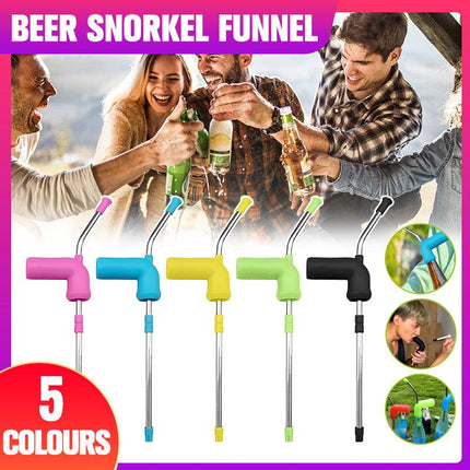 Beer Snorkel Funnel Bong Bucks Hens House Party Games Drinking - Aimall