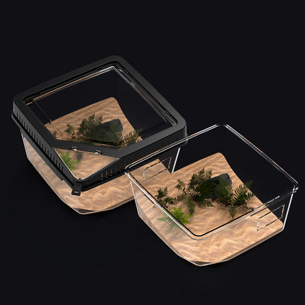 Reptile Breeding Box Model Pet Habitat Box for Crawling Animals Insect Home