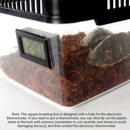 Reptile Breeding Box Model Pet Habitat Box for Crawling Animals Insect Home