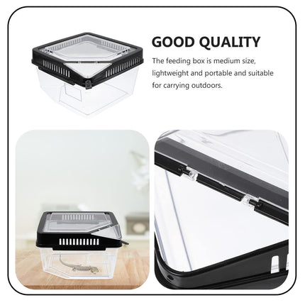 Reptile Breeding Box Model Pet Habitat Box for Crawling Animals Insect Home