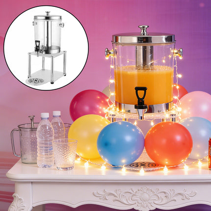 8L Beverage Dispenser Detachable Drink Dispenser for Party Outdoor