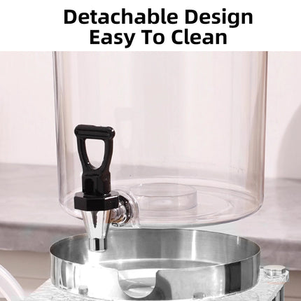 8L Beverage Dispenser Detachable Drink Dispenser for Party Outdoor