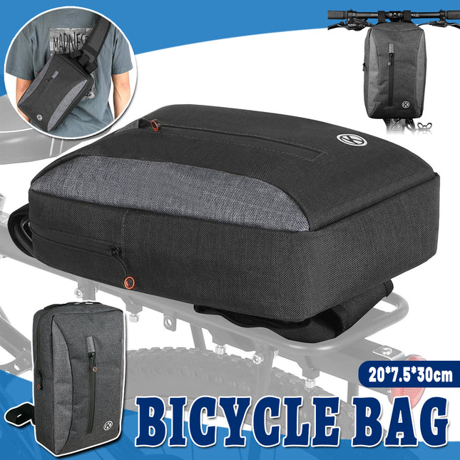 Large Capacity Velcro Design Cycling Bike Front Bag Waterproof Easy To Use