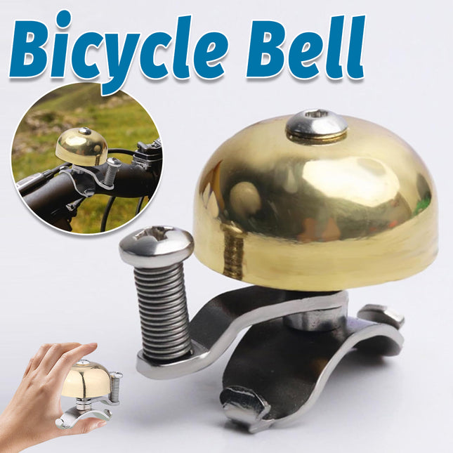 Bicycle Bell in Copper Retro Clear Sound for 20–30 mm Handlebars
