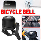 Black Bicycle Bell Crisp Sound Classic Bike Handlebar Ring Bell Accessory Use