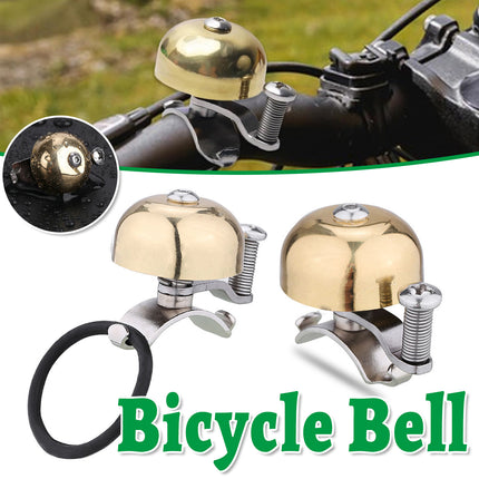 Bicycle Bell in Copper Retro Clear Sound for 20–30 mm Handlebars