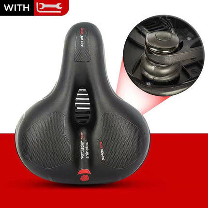 Bicycle Saddle Cushion Comfort Seat Pad Universal Fit Bike Riding Cushion Pad