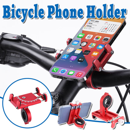 Bicycle Aluminum Fixed Phone Mount Shockproof Universal Sturdy Durable Holder