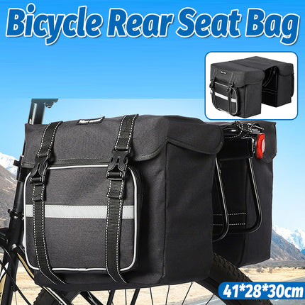 Waterproof Bike Bicycle Rear Rack Pannier Bag Seat Saddle Carry Bags Carrier