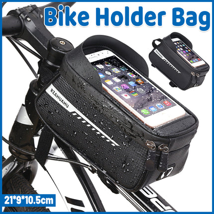 Waterproof MTB Top Bag Universal Shockproof Touchscreen Phone Case Pouch Cycling