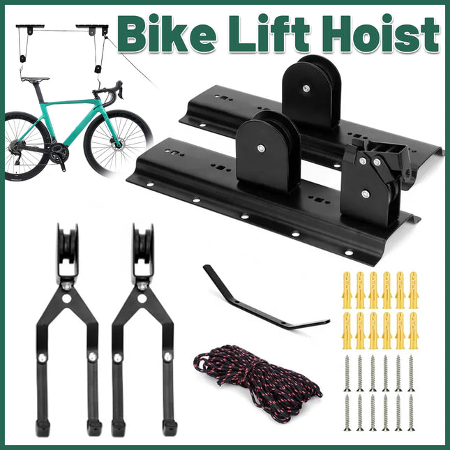 Adjustable Bicycle Ceiling Hanging Rack Bike Storage Hook Wall Mounted Holder Frame