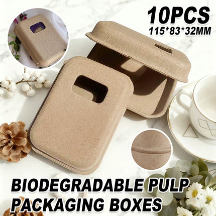 10PCS Handmade Soap Packaging Box Set DIY Available Natural Pulp