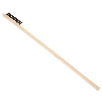 2pcs Bird Cage Cleaning Tool Set Bamboo Brush Stainless Steel Scraper Fork