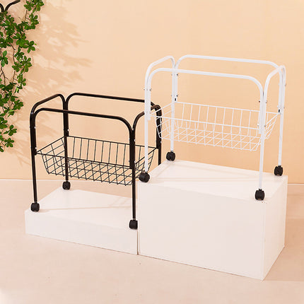 Cage Mobile Storage Rack with Wheels for Birds Small Animal Cages Stable Durable