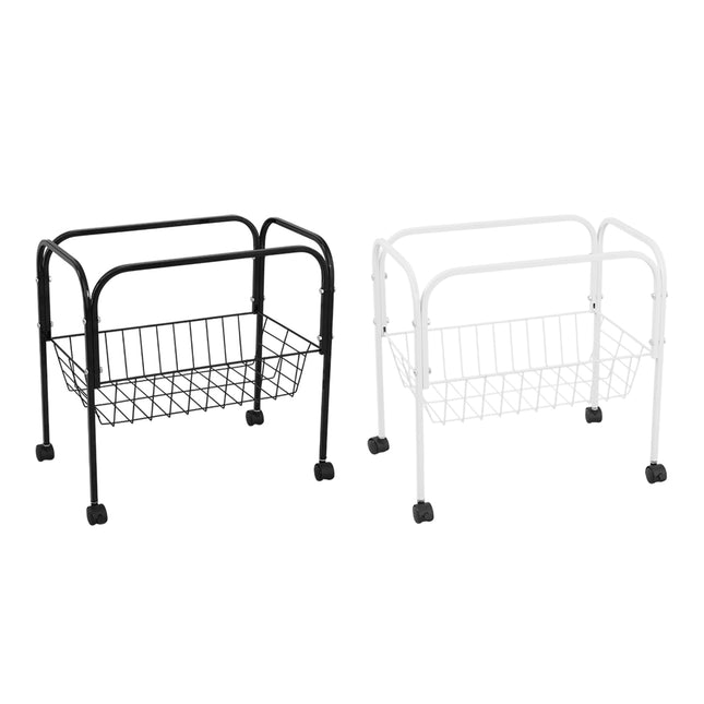 Cage Mobile Storage Rack with Wheels for Birds Small Animal Cages Stable Durable