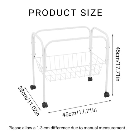Cage Mobile Storage Rack with Wheels for Birds Small Animal Cages Stable Durable