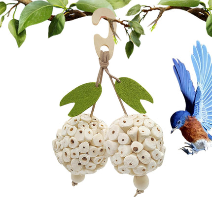 Parrot Chewing Ball Boredom Toy For Pet Bird Cage Playtime Mental Stimulation