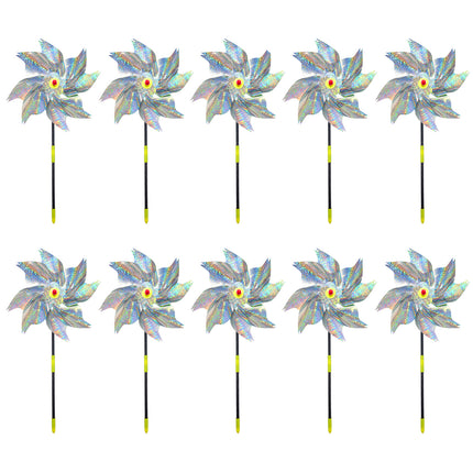 10PCS Bird-Driving Windmill Laser Device for Balcony Garden Farmland Bird Proof