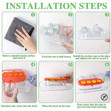 Window Mounted Hummingbird Feeder Easy to Install Feeding Station