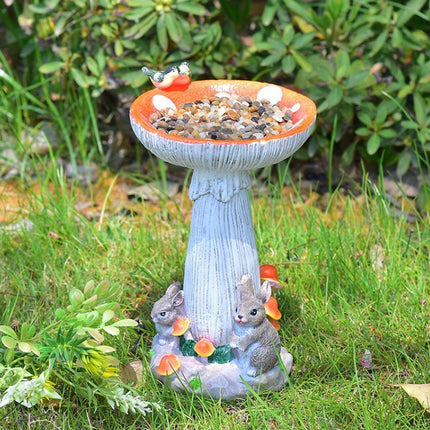 Resin Garden Decoration Animal Bird Feeder Amazon Bestseller Yard Ornament Decor