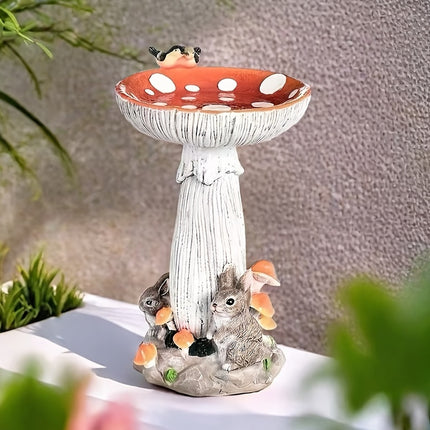 Resin Garden Decoration Animal Bird Feeder Amazon Bestseller Yard Ornament Decor