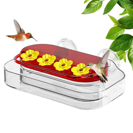 Window Mounted Hummingbird Feeder Easy to Install Feeding Station