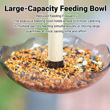 Hanging Bird Feeder for Garden Yard Patio Wild Birds with Easy Fill Design