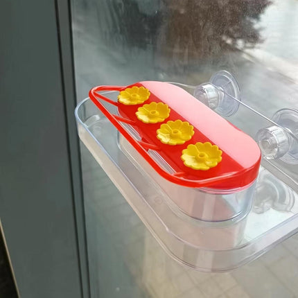 Window Mounted Hummingbird Feeder Easy to Install Feeding Station