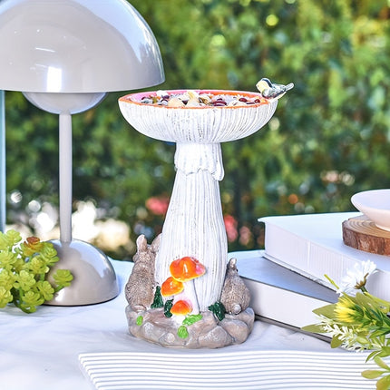 Resin Garden Decoration Animal Bird Feeder Amazon Bestseller Yard Ornament Decor