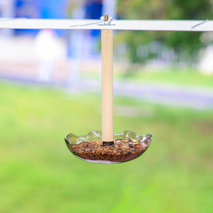 Hanging Bird Feeder for Garden Yard Patio Wild Birds with Easy Fill Design