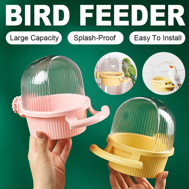 Bird Feeder Set Food Jars Cups Parrot Food Boxes Water Dispenser Troughs Cage