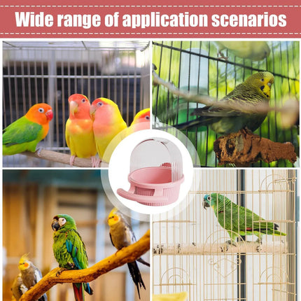 Bird Feeder Set Food Jars Cups Parrot Food Boxes Water Dispenser Troughs Cage