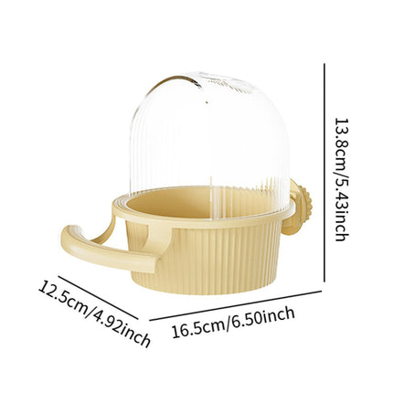 Bird Feeder Set Food Jars Cups Parrot Food Boxes Water Dispenser Troughs Cage
