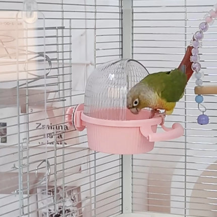 Bird Feeder Set Food Jars Cups Parrot Food Boxes Water Dispenser Troughs Cage