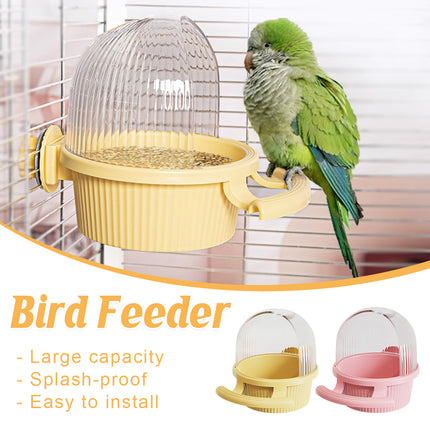 Bird Feeder Set Food Jars Cups Parrot Food Boxes Water Dispenser Troughs Cage