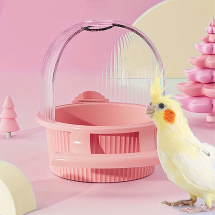 Bird Feeder Set Food Jars Cups Parrot Food Boxes Water Dispenser Troughs Cage