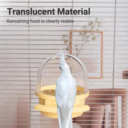 Bird Feeder Set Food Jars Cups Parrot Food Boxes Water Dispenser Troughs Cage