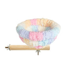 Parrot Winter Warm Nest Fluffy Cotton Hanging Bed Colourful Bird Cage House