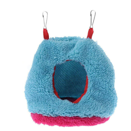Plush Hanging Bird Nest Bed Cage Hammock for Parrots and Small Birds