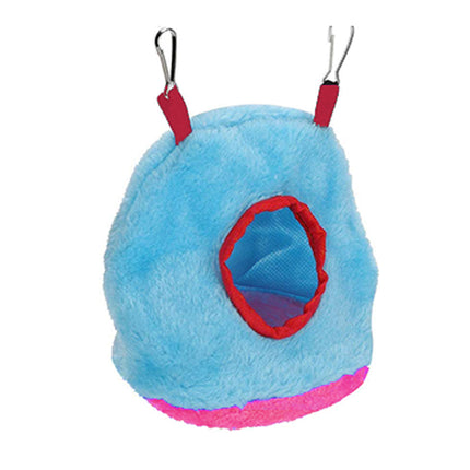 Plush Hanging Bird Nest Bed Cage Hammock for Parrots and Small Birds